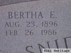 Bertha E Winningham Snider