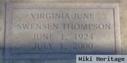 Virginia June Swensen Thompson