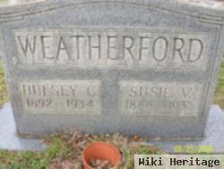 Susie V. Eberhart Weatherford