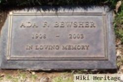 Ada F. Bewsher