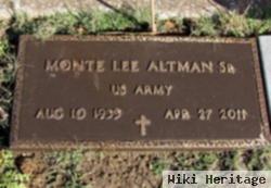 Monte Lee Altman, Sr
