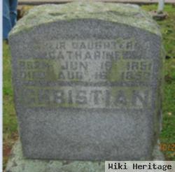 Catharine "dixie" Christian