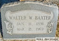 Walter W Baxter