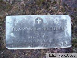 Pfc Francis E. Nicholas