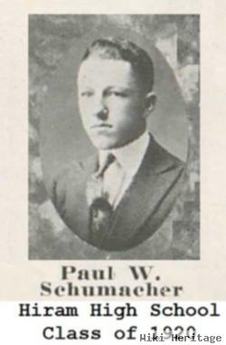 Paul W Schumacher