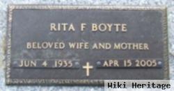 Rita F. Boyte