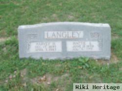 William Harvey H Langley