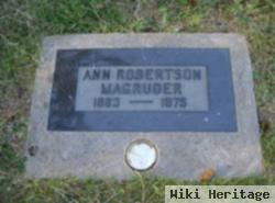 Ann Mcpherson Ralph Magruder