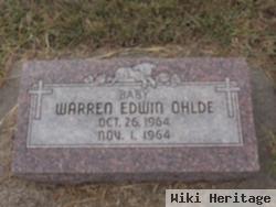 Warren Edwin Ohlde