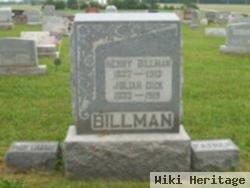 Julian Ann Dick Billman