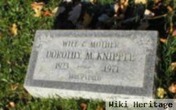 Dorothy M Knipple