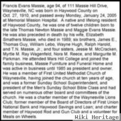 Francis Evans Massie