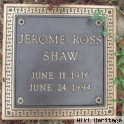 Jerome Ross Shaw