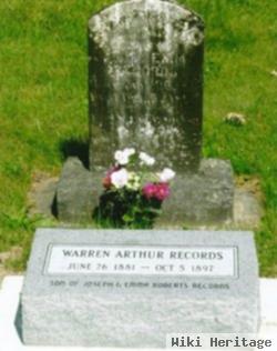 Warren Arthur Records