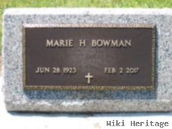 Marie M Hahn Bowman