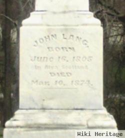 John Lang