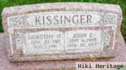 John E Kissinger