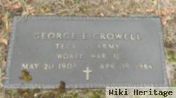 George E Crowell