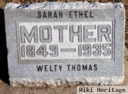 Sarah Ethel Welty Thomas