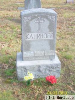 Mary F Kahrhoff