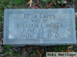 Arra Etta Capps Moser