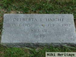 Delberta F Haight