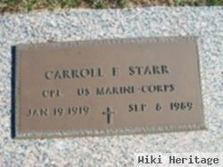 Cpl Carroll Edman Starr