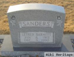 Lether Barnett Sanders