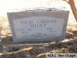 Sarah Caroline Hunt