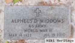 Alpheus Dean Widdows