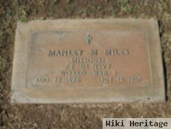 Manley Morrel Miles