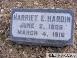 Harriett E Hardin