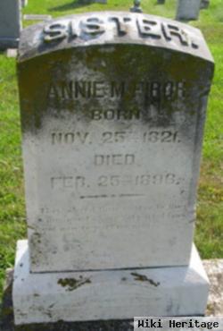 Anna Maria "annie" Firor