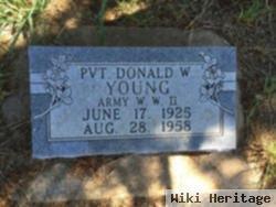 Pvt Donald W Young