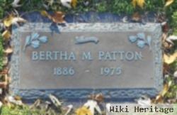 Bertha M Patton