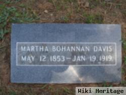 Elizabeth "matt" Martha Jane Bohannan Davis