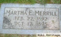 Martha E. Merrill