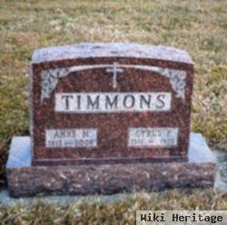 Cyrus P Timmons