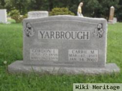 Carrie M Yarbrough