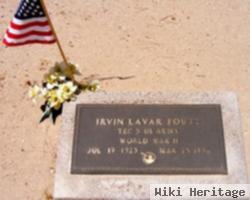 Irvin Lavar Foutz