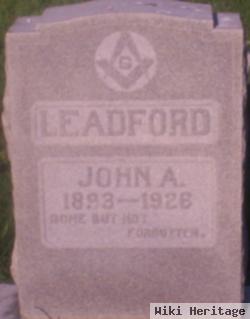 John A Leadford