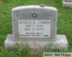 Julius G Cohen