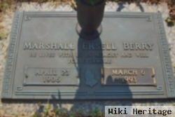 Marshall Ersell Berry