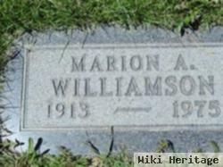 Marion A Williamson