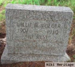 Willie M Krieger