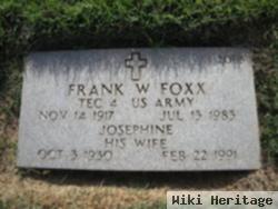 Frank W Foxx