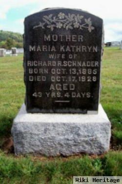 Maria Kathryn Witwer Schnader