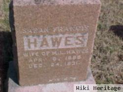 Sarah Frances Dyo Hawes