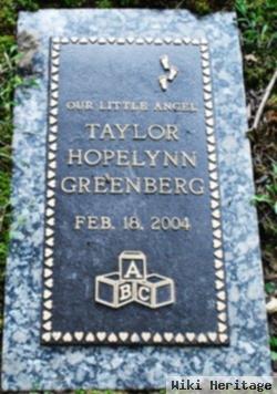 Taylor Hopelynn Greenberg