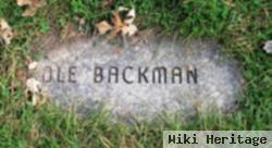 Ole Backman